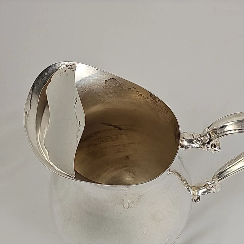 Vintage Wm Rogers 817 Silverplate Pitcher Aglaia President 1963-64 Footed